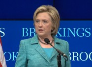 Clinton Calls For Tougher Response To Russia On Syria, Ukraine