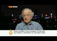 Apartheid Israel, Bunker Israel:  Elvis Costello and Noam Chomsky