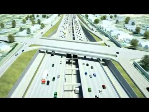 Dallas, TX I-35 Toll /I-635 / I-635 Toll Animation Eastbound