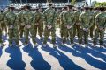 ADF members at Gallipoli Barracks, Enoggera. 