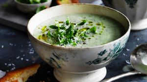 Cream of fennel and parmesan soup.