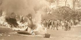 Rioting at Roosevelt Park in Albuquerque, New Mexico, June 1971 (Guy Bralley)