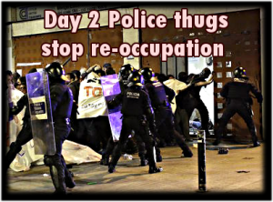 cops stop reoccupation