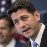 Speaker of the House Paul Ryan, R-Wis., meets with reporters following a GOP strategy session at the Capitol in Washington, Tuesday, June 27, 2017.  (AP Photo/J. Scott Applewhite)