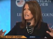 Michele Bachmann declares Christian Jihad on all Muslims