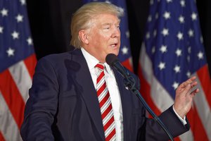 GOP Presidential nominee Donald Trump holds a rally in Newtown, Bucks County, PA, Friday, October 21, 2016. Voter turnout in the Philadelphia suburbs will be crucial for both campaigns