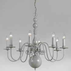  - Flemish Grey 5 Light Chandelier - Chandeliers