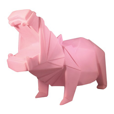  - Pink Hippo Lamp - Desk Lamps