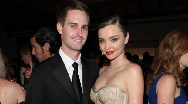 Second marriage: Miaranda Kerr with her husband, Snapchat founder Evan Spiegel, in 2016.