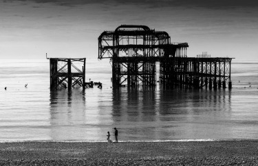 West Pier in Brighton, England was originally opened in 1866 but was shut in 1975 after being deemed unsafe.
