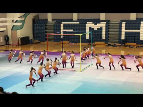 Flower Mound High School Color Guard 4K - March 30, 2017