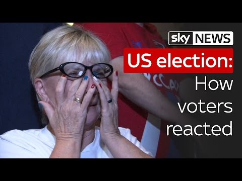 US election 2016: How voters reacted to the incredible result