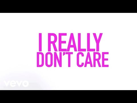 Demi Lovato - Really Don't Care (Official Lyric Video) ft. Cher Lloyd