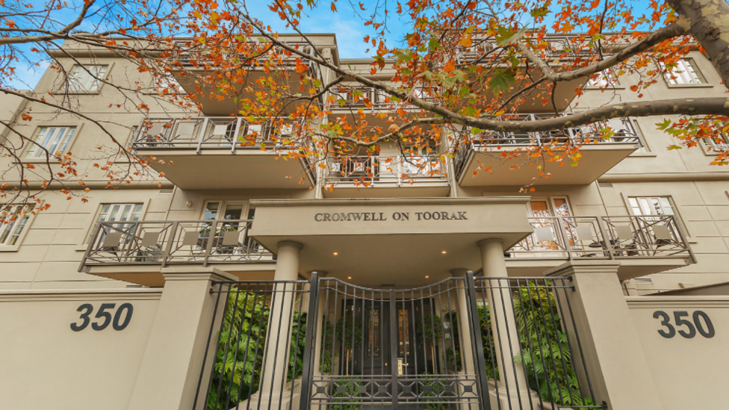 A three bedroom apartment at 23/350 Toorak Road, South Yarra sold for $1,235,000 on Saturday.