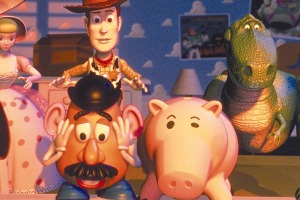 Scene from the animated film Toy Story. Disney Pixar