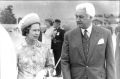 The Queen talks with the governor-general, Sir John Kerr, in 1977. 