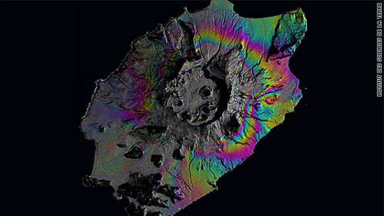 Predicting volcanic eruptions with satellites and GPS 