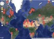 Asteroid Impact Map