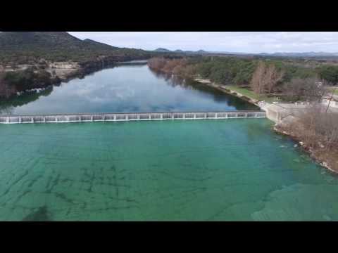 Drone Flyover Nueces River, Camp Wood TX