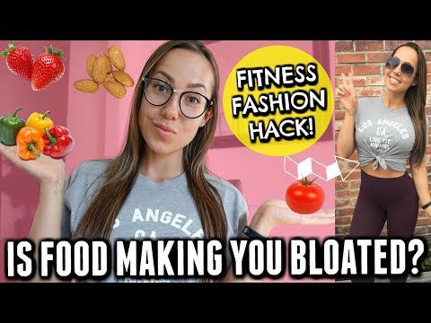 IS FOOD MAKING YOU BLOATED?! + THE LATEST FITNESS FASHION HACK