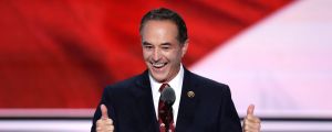 Chris Collins, pictured nominating Donald Trump as the Republican presidential candidate in 2016, lost $22 million on ...