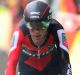 Safety first: Richie Porte of Australia and BMC Racing Team crosses the finish line during a wet stage one of Le Tour de ...