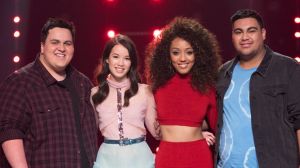 The Voice Australia 2017 finalists: Judah Kelly, Lucy Sugerman, Fasika Ayallew and Hoseah Partsch.