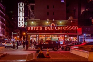 Katz's delicatessen diner on the Lower East Side, New York City.