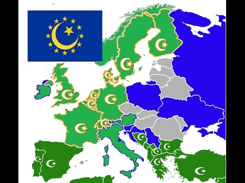 The most islamic countries in Europe The Calculated guess (2017-2057)