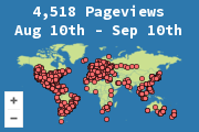 Locations of visitors to this page