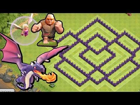 BEST Town Hall Level 7 Defense Strategy for Clash of Clans + Defense REPLAY & TH7 Dark Elixir Drill