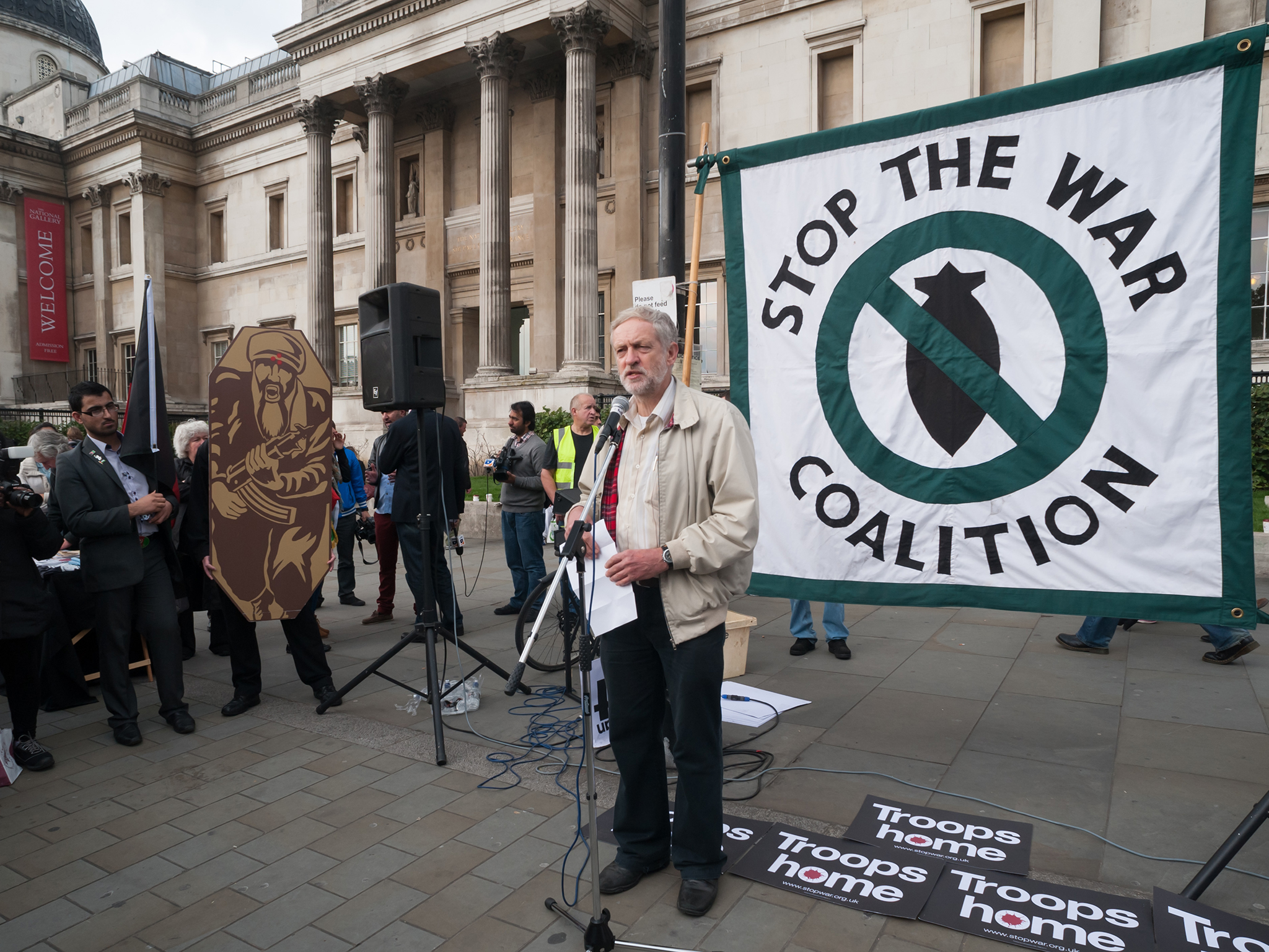 Image result for stop the war corbyn