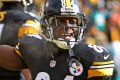 Colourful character: Pittsburgh Steelers wide receiver Antonio Brown.