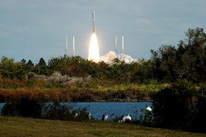 File - The New Horizons mission launched from Cape Canaveral Air Force Station, Florida and headed towards Pluto. New Horizons encountered Pluto nearly a decade later in July 2015.