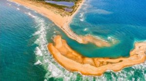 Shelley Island off North Carolina just formed, but won't last long.