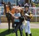 Jockey Donna Philpot (left) was killed in a horror accident at her home track at Bendigo.