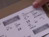 The boarding pass on screen was not censored (news.com.au has censored this for publication). Picture: Channel 10