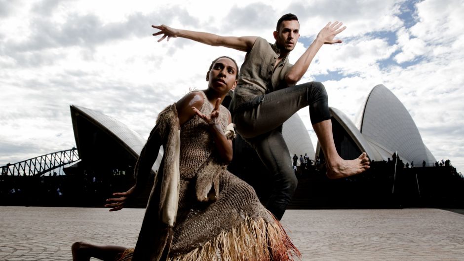 Yolanda Lowatta and Kaine Sultan-Babij from Bangarra Dance Theatre will be in a production of "Bennelong" at the Sydney ...