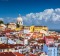 Lisbon, Portugal skyline at Alfama, the oldest district of the city.