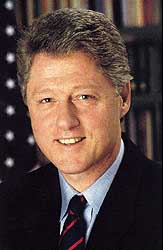 
President Bill Clinton.
