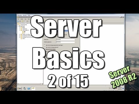 Server Basics (2) | Creating Users & Groups | Active Directory