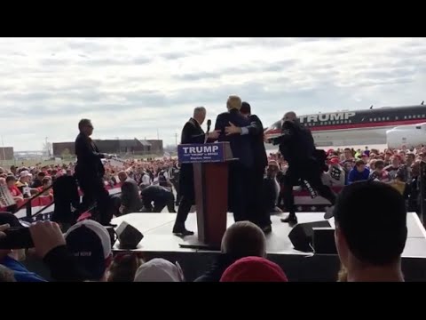 Secret Service Scrambles as Man Attempts to Rush Stage at Trump Rally