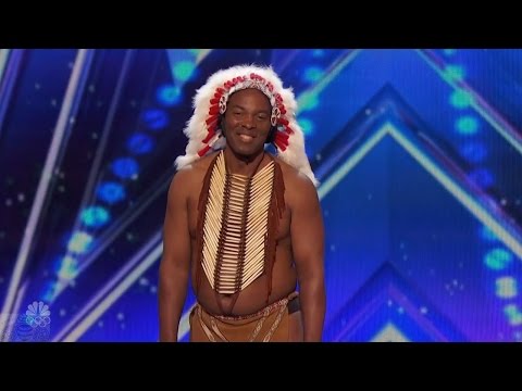 America's Got Talent 2016 Christopher One Little Indian Or Is It Full Audition Clip S11E05