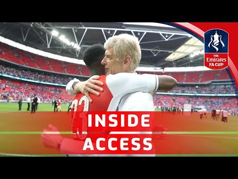 Arsenal celebrate winning the 2017 Emirates FA Cup | Inside Access