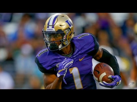 Fastest WR in College Football || Washington WR John Ross Highlights ᴴᴰ