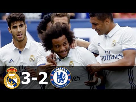 Real Madrid vs Chelsea 3-2 All Goals and Highlights with English Commentary (Friendly) 2016-17 HD