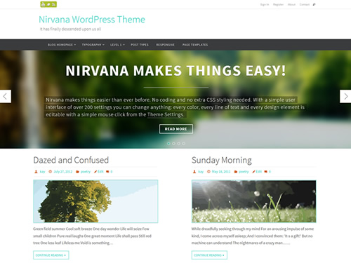 Nirvana WordPress Theme