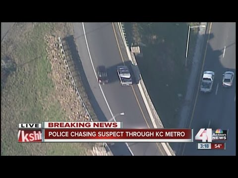 Police chase suspect through Kansas City metro