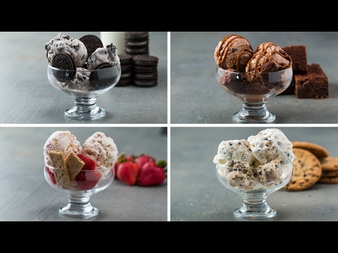 Homemade Ice Cream 4 Ways