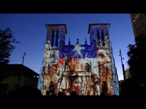 Laser Light Show San Fernando Cathedral 2016